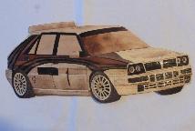 Lancia hf integrale intarzia